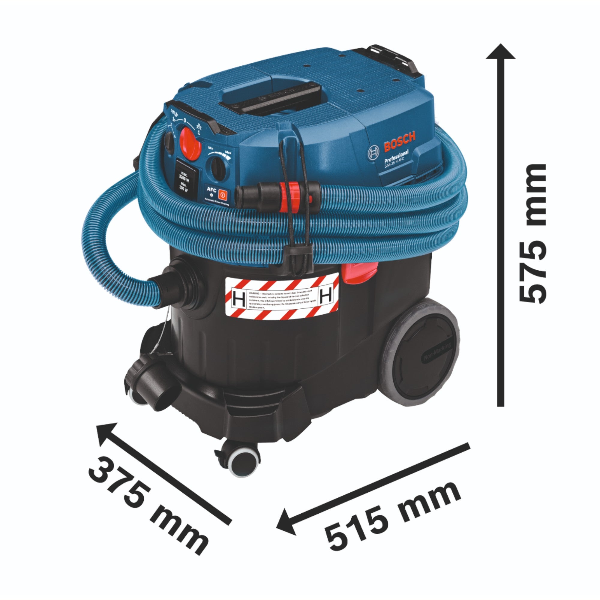 Bosch GAS 35 H AFC Professional Nass Trockensauger 1200 W 35 l Staubklasse H 06019C3600  3 - toolbrothers
