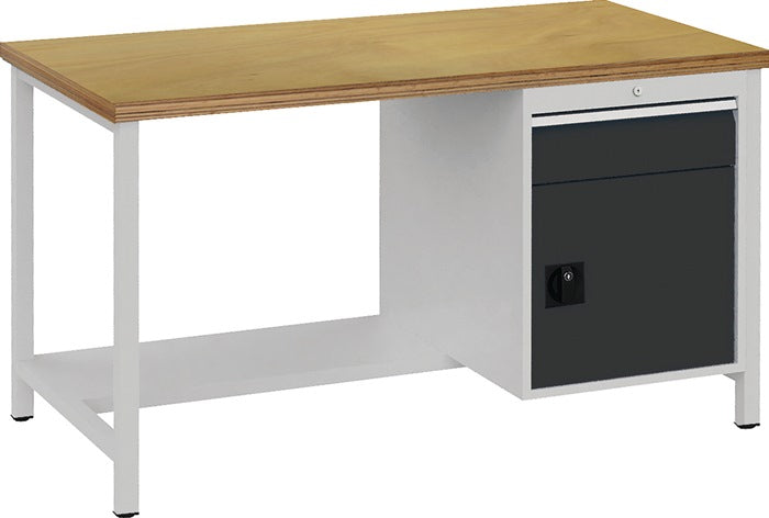 BEDRUNKA HIRTH Werkbank anthrazitgrau RAL 7016 B1500xH859xT750 mm 9000426061  1 - toolbrothers