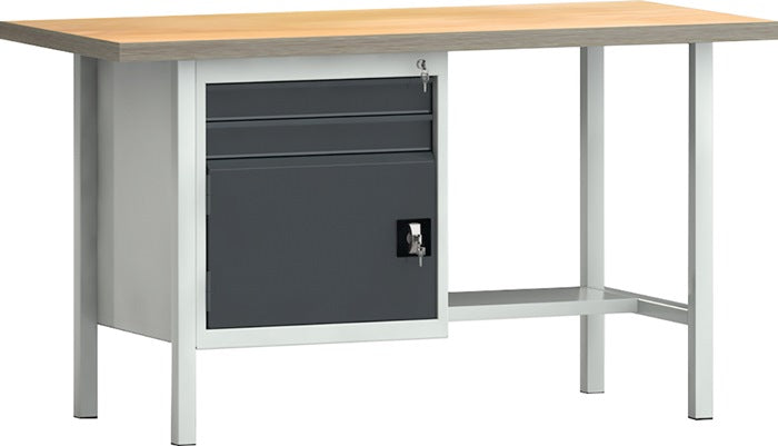 KLW LUTZ BETRIEBSEINRICHTUNGEN Werkbank PW 700 B1500xT700xH840mm Buche Multiplex 9000427111  1 - toolbrothers
