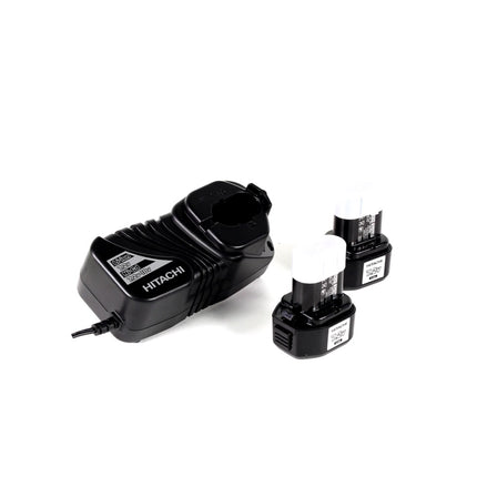 Hitachi NR 90GC2 Gas Power Akku Streifen Nagler im Koffer mit 2x Akku, Ladegerät, Schutzbrille, Öl und Inbusschlüssel - Toolbrothers