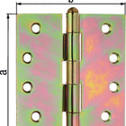 GAH Scharnier  Höhe 76 mm Breite 76 mm ( 3000200533 )