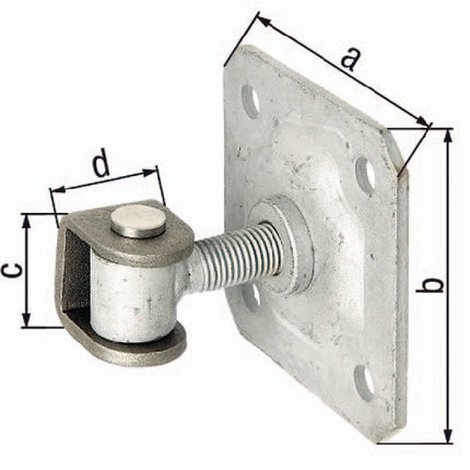 Cerniera GAH 100x100x37x30mm ( 3000200666 )