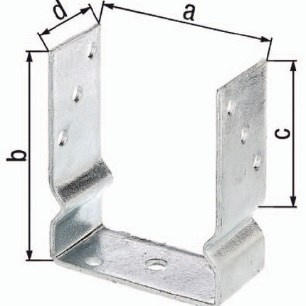 Wspornik słupka GAH ETA-10/0210 121x150x100x60mm ( 3000200725 )