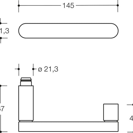 HEWI Rosettengarnitur 270XAH01.230 Edelstahl ( 3000207495 )