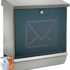 BURG-WÄCHTER letter box Lucca-Set 3713 Ni Letter Height 440 mm Width 380 mm Depth 148 mm ( 3000253212 )