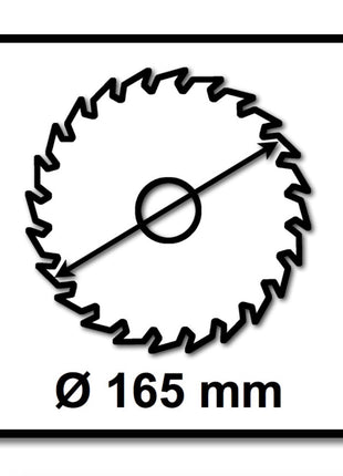 Makita SPECIALIZED Kreissägeblatt für Holz 165 x 20 x 1,6 mm 40 Zähne ( B-32960 ) - Toolbrothers