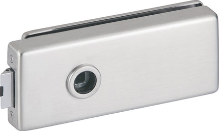 Serratura per porte in vetro HERMAT 6081 OL - Genova acciaio inox opaco ( 3000253942 )