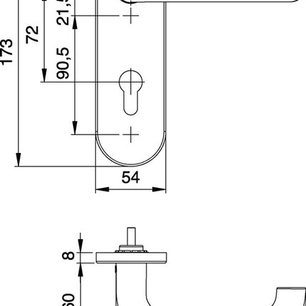 Set antincendio EDI Targa/K FS K7/103 Alluminio F1 D/K ( 3000261393 )