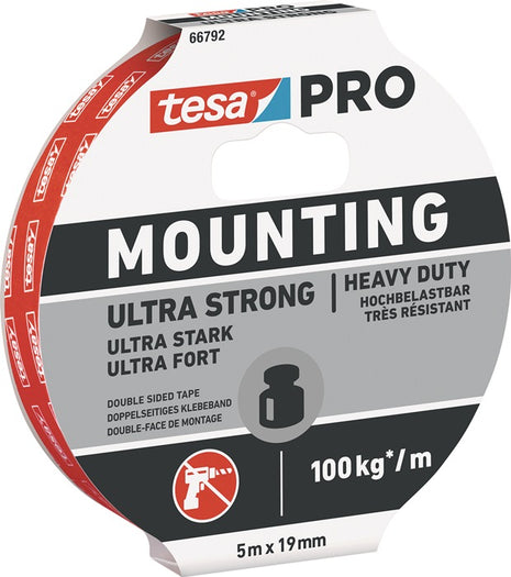 Cinta de montaje TESA Mounting PRO Ultra Strong 66792 blanca (3000265490)