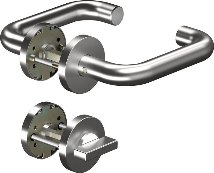 OGRO Rosettengarnitur CORE8100 8mm / 6501 / 7122 WC AL Aluminium F1 ( 3000267198 )