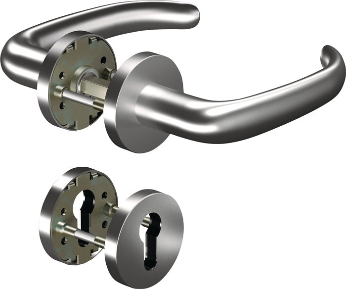 OGRO Rosettengarnitur CORE8999 8mm / 6501 / 6612 PZ AL Aluminium F1 ( 3000267208 )