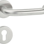 APTEC lever handle set Basic 01 stainless steel 60 matt stainless steel ( 3000267256 )