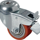BS ROLLEN Swivel castor with brakes Wheel Ø 50 mm Load capacity 120 kg ( 3000275164 )
