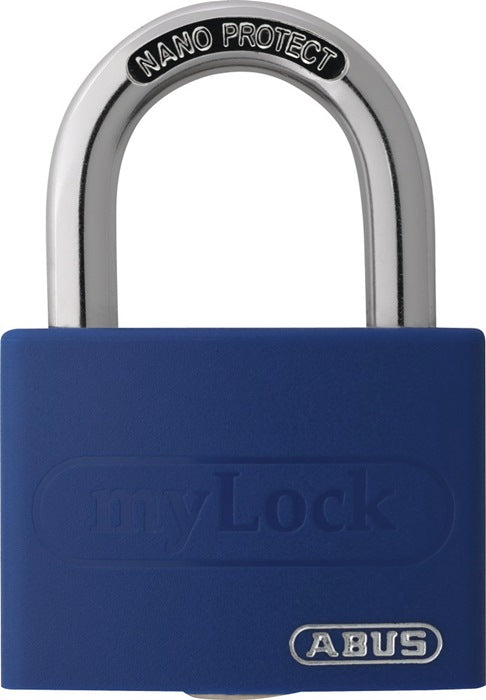 ABUS Zylindervorhangschloss T65AL/40 blau Lock-Tag Schlosskörperbreite 43 mm ( 3000280253 )