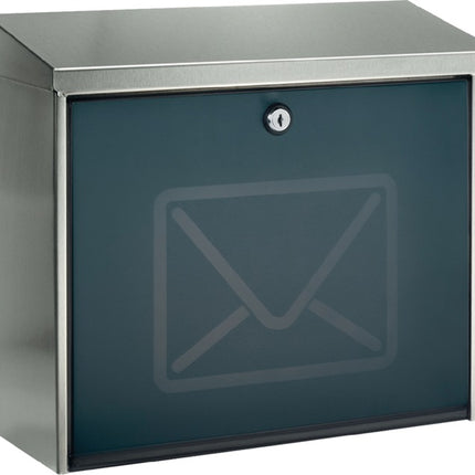 BURG-WÄCHTER Briefkasten Lucca 3713 Ni Letter Höhe 340 mm Breite 380 mm Tiefe 148 mm ( 3000290130 )