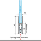 PLANET Türdichtung KG-F8 schmal 1-seitig Länge 834 mm ( 3327023140 )