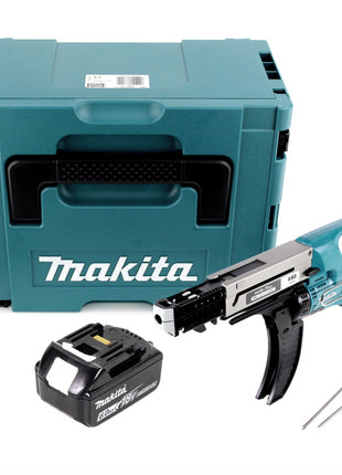 Makita DFR 750 G1J Akku Magazinschrauber 18V 45-75mm + 1x Akku 6,0Ah + Makpac - ohne Ladegerät - Toolbrothers