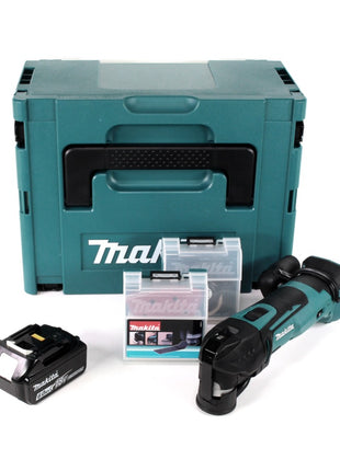 Makita DTM 51 G1JX2 Akku Multifunktionswerkzeug 18 V + 1x Akku 6,0 Ah + 39 tlg. Zubehör Set + Makpac - ohne Ladegerät - Toolbrothers