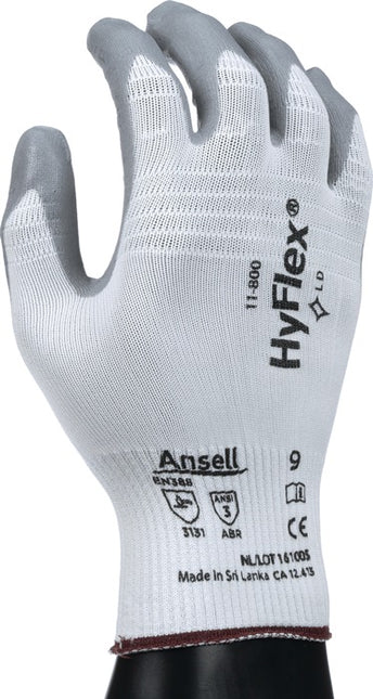 Guanti ANSELL HyFlex 11-800 taglia 8 bianco/grigio ( 4000371393 )