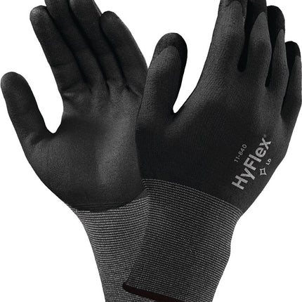 Guantes ANSELL HyFlex® 11-840 talla 8 negro/gris (4000371654)