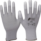 NITRAS gloves size 8 grey/white ( 4000371798 )