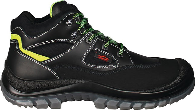 REMISBERG botas de seguridad Tibet talla 46 negro/verde neón ( 4000372326 )