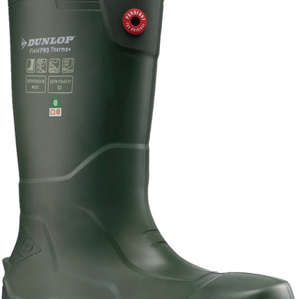 DUNLOP Sicherheitswinterstiefel Fieldpro Thermo+ Größe 45 grün ( 4000374175 )