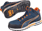 PUMA Sicherheitsstiefel Crosstwist MID Größe 43 blau/orange ( 4000374568 )