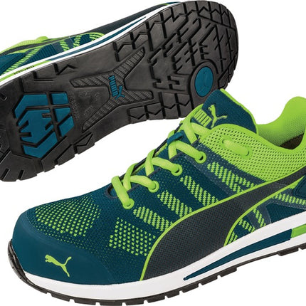 PUMA Chaussures de sécurité Elevate Knit GREEN LOW taille 41 bleu/vert ( 4000374621 )