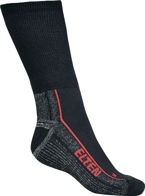 Calcetines funcionales ELTEN Perfect Fit Socks ESD (carbono) talla 39-42 negro/gris (4000374856)