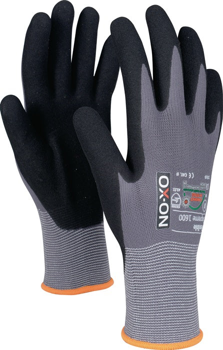 Guanti OX-ON Flexible Supreme 1600 taglia 11 nero/grigio chiaro ( 4000391367 )