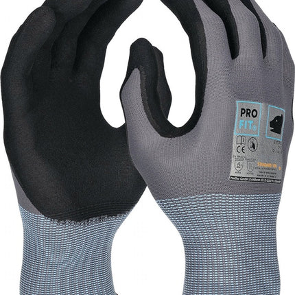 Guantes PRO FIT EXTRA talla 10 gris / negro ( 4000391434 )