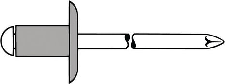 Vástago de remache ciego GESIPA dxl 5 x 20 mm K11 (4000813569)