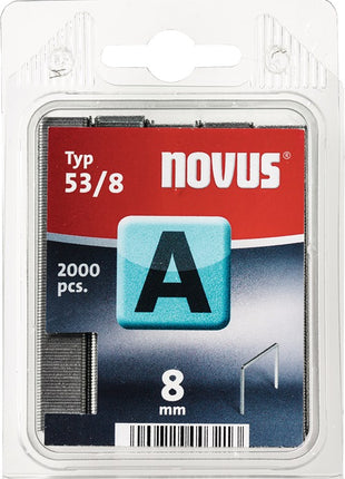 Agrafe à fil fin NOVUS A type 53 B.11,3 mm (4000813774)