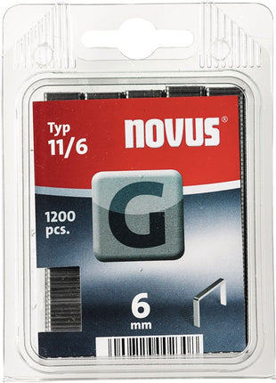 Clip de alambre plano NOVUS tipo G 11 B10,6xL6mm (4000813876)