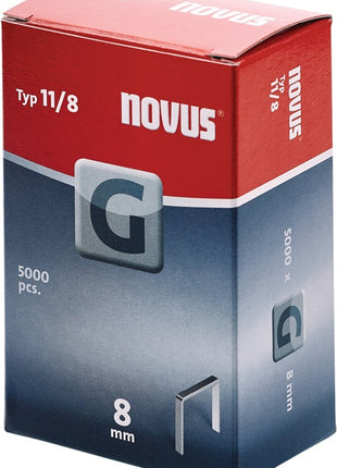 NOVUS Flachdrahtklammer G Typ 11 B10,6xL8mm ( 4000813888 )