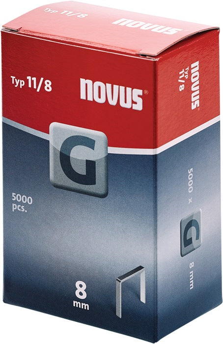 NOVUS Flachdrahtklammer G Typ 11 B10,6xL8mm ( 4000813888 )