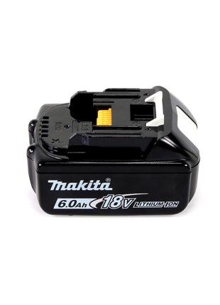 Makita DMR 202 G1 Baustellen Lautsprecher 18V - für Akku- und Netzbetrieb, mit Bluetooth-Funktion, AUX-Anschluss, USB-Port, LCD Display + 1x Akku 6,0 Ah - ohne Ladegerät - Toolbrothers