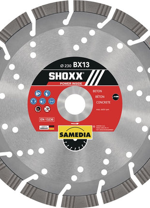 SAMEDIA Diamanttrennscheibe SHOXX BX13 Ø 180 mm Bohrung 22,23 mm ( 4000844260 )