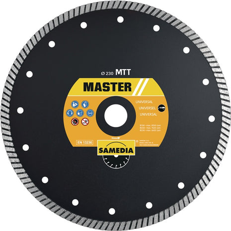 Disque à tronçonner diamanté SAMEDIA MTT Ø 150 mm alésage 22,23 mm (4000844278)