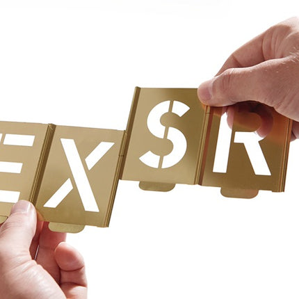 KUKKO Signierschablonensatz 327 Buchstaben A - Z ( 4000871884 )