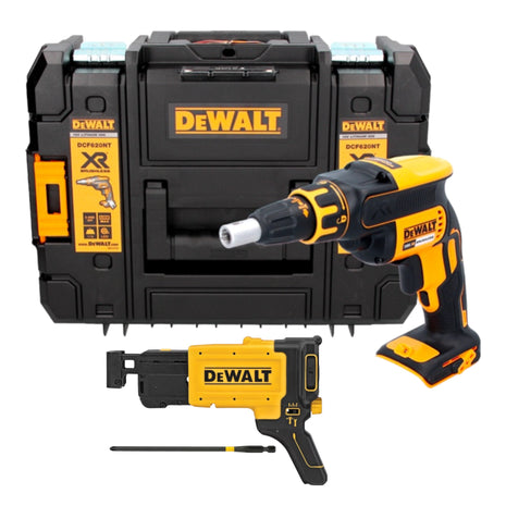 Atornillador inalámbrico para paneles de yeso DeWalt DCF 620 NT 18 V 30 Nm Brushless + TSTAK - sin batería, sin cargador