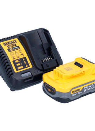 Visseuse pour cloisons sèches sans fil DeWalt DCF 620 H1T 18 V 30 Nm sans balais + 1 batterie Powerstack 5,0 Ah + chargeur + TSTAK