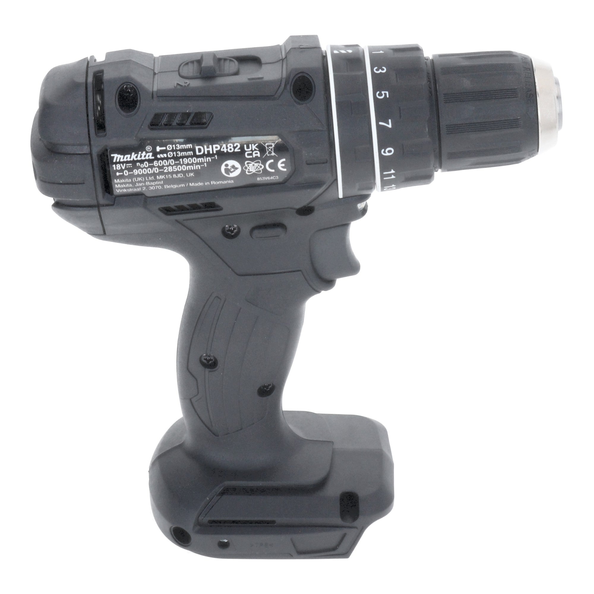 Makita DHP 482 A1B Akku Schlagbohrschrauber 18 V 62 Nm Schwarz 1x Akku 2 0 Ah ohne Ladegeraet 4 - toolbrothers