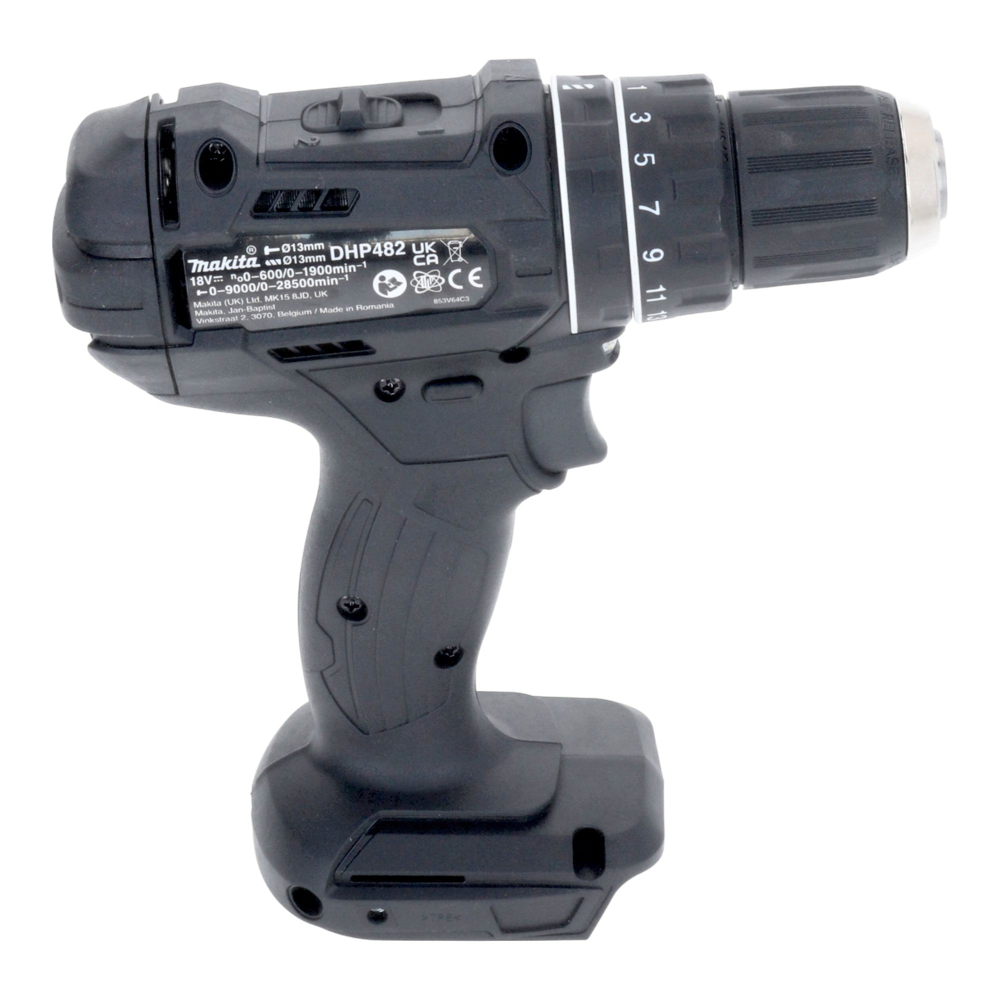 Makita DHP 482 SA1B Akku Schlagbohrschrauber 18 V 62 Nm Schwarz 1x Akku 2 0 Ah Ladegeraet 4 - toolbrothers