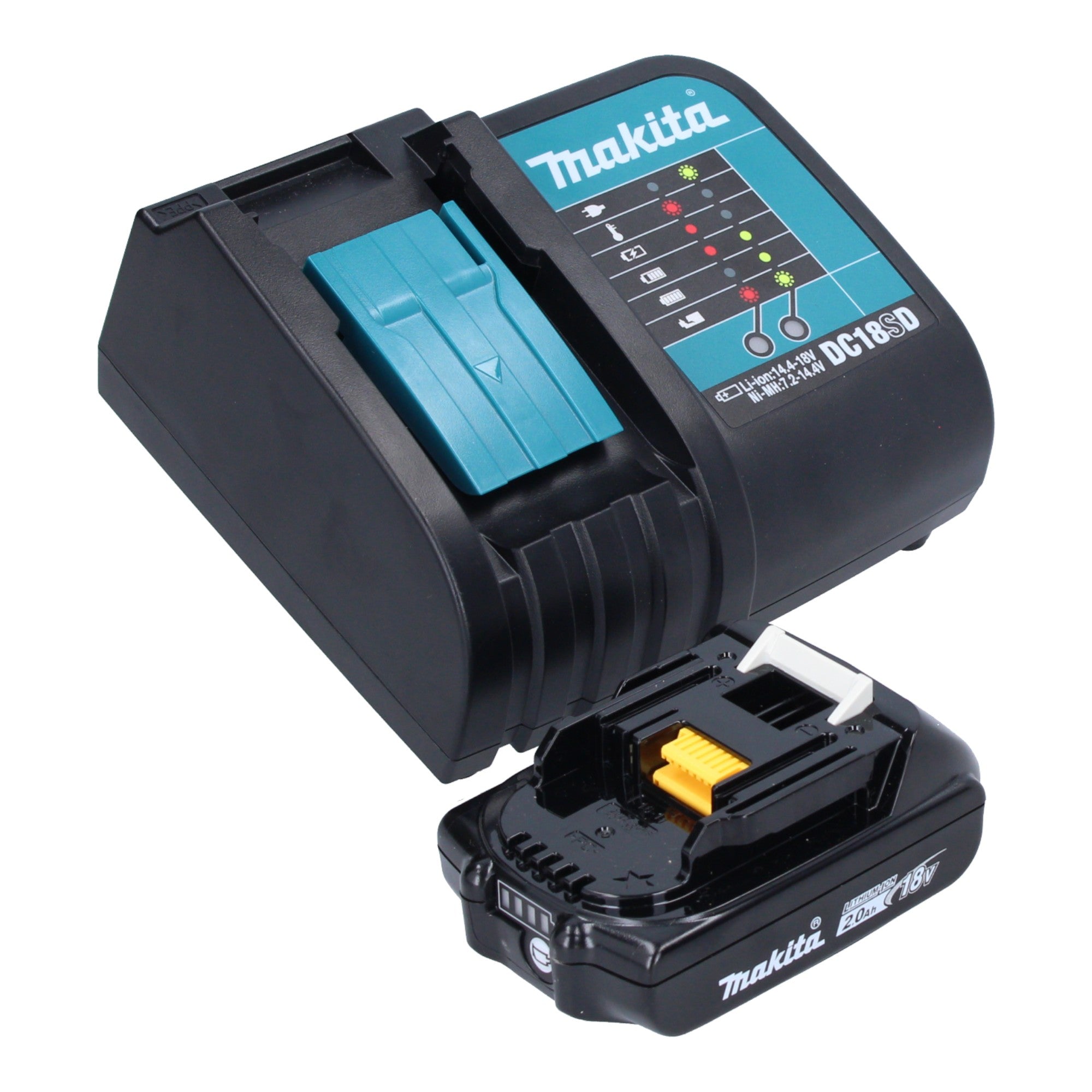 Makita DHP 482 SA1B Akku Schlagbohrschrauber 18 V 62 Nm Schwarz 1x Akku 2 0 Ah Ladegeraet 3 - toolbrothers
