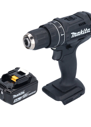 Makita DHP 482 T1B perceuse à percussion sans fil 18 V 62 Nm noir + 1x batterie 5,0 Ah - sans chargeur