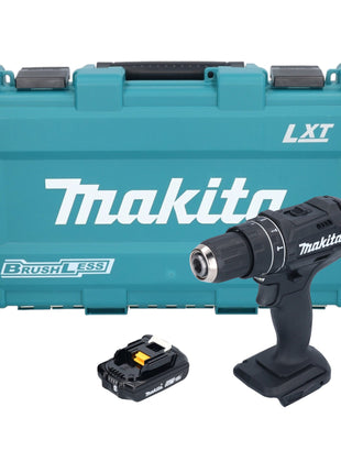 Makita DHP 482 A1KB Akku Schlagbohrschrauber 18 V 62 Nm Schwarz + 1x Akku 2,0 Ah + Koffer - ohne Ladegerät