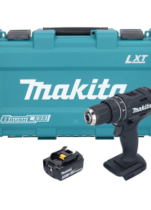 Makita DHP 482 F1KB Perceuse-visseuse à percussion sans fil 18 V 62 Nm noire + 1x batterie 3,0 Ah + coffret - sans chargeur