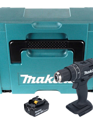 Makita DHP 482 T1JB taladro percutor inalámbrico 18 V 62 Nm negro + 1x batería 5,0 Ah + Makpac - sin cargador